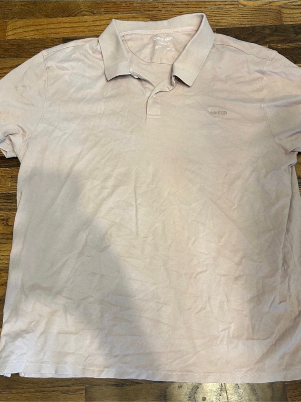 Calvin Klein Light Pink Short-Sleeve Polo